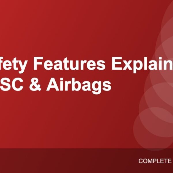 Car Safety Features Explained: ABS, EBD, ESC, Airbags and More