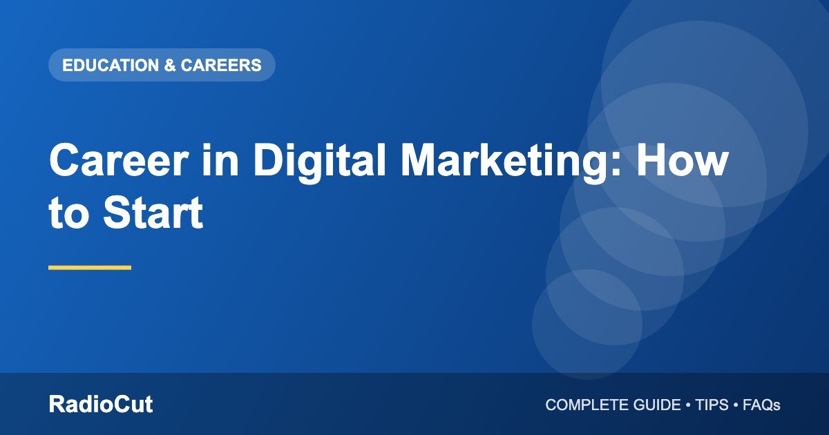 Career in Digital Marketing: Roles, Skills and How…