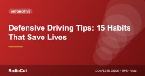 Defensive Driving Tips: 15 Habits That Prevent Accidents