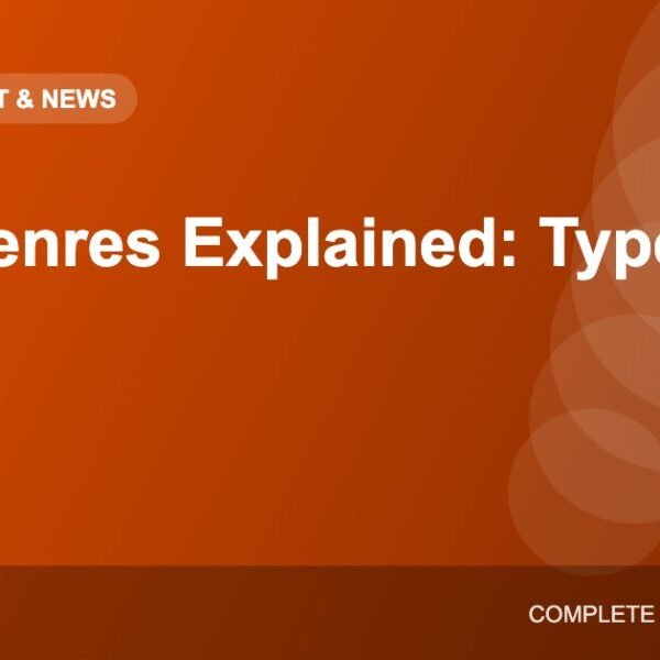 Film Genres Explained: A Beginner’s Guide to Types of Movies