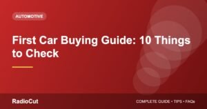 First Car Buying Guide: 10 Things to Check Before You Buy