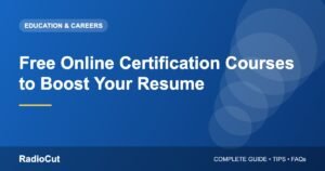 Free Online Certification Courses That Can Boost Your Resume