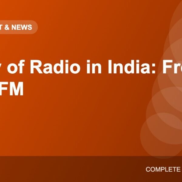History of Radio in India: From Early Broadcasts to FM and Podcasts