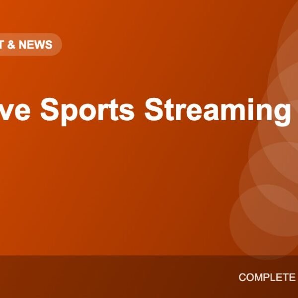 How Live Sports Streaming Works: From Stadium to Your Screen