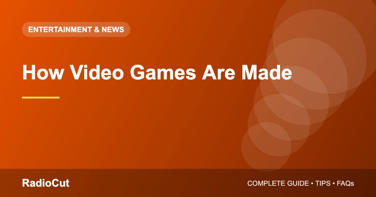 How Video Games Are Made: The Game Development&hellip;