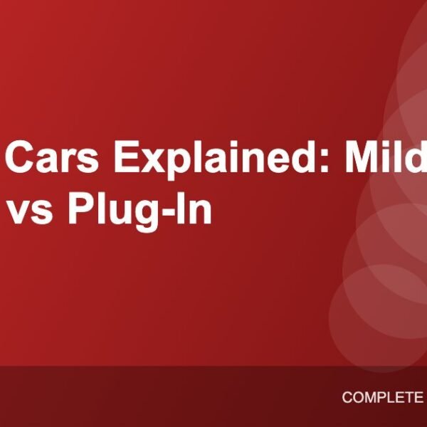 Hybrid Cars Explained: Mild Hybrid vs Strong Hybrid vs Plug-In