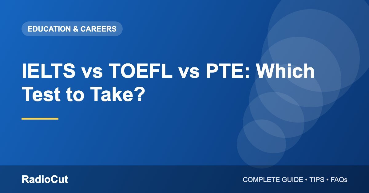 IELTS vs TOEFL vs PTE: Which English Test…