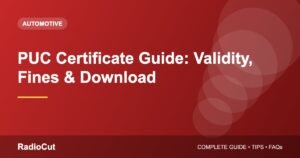 PUC Certificate Guide: Validity, Fines and How to Get or Download It