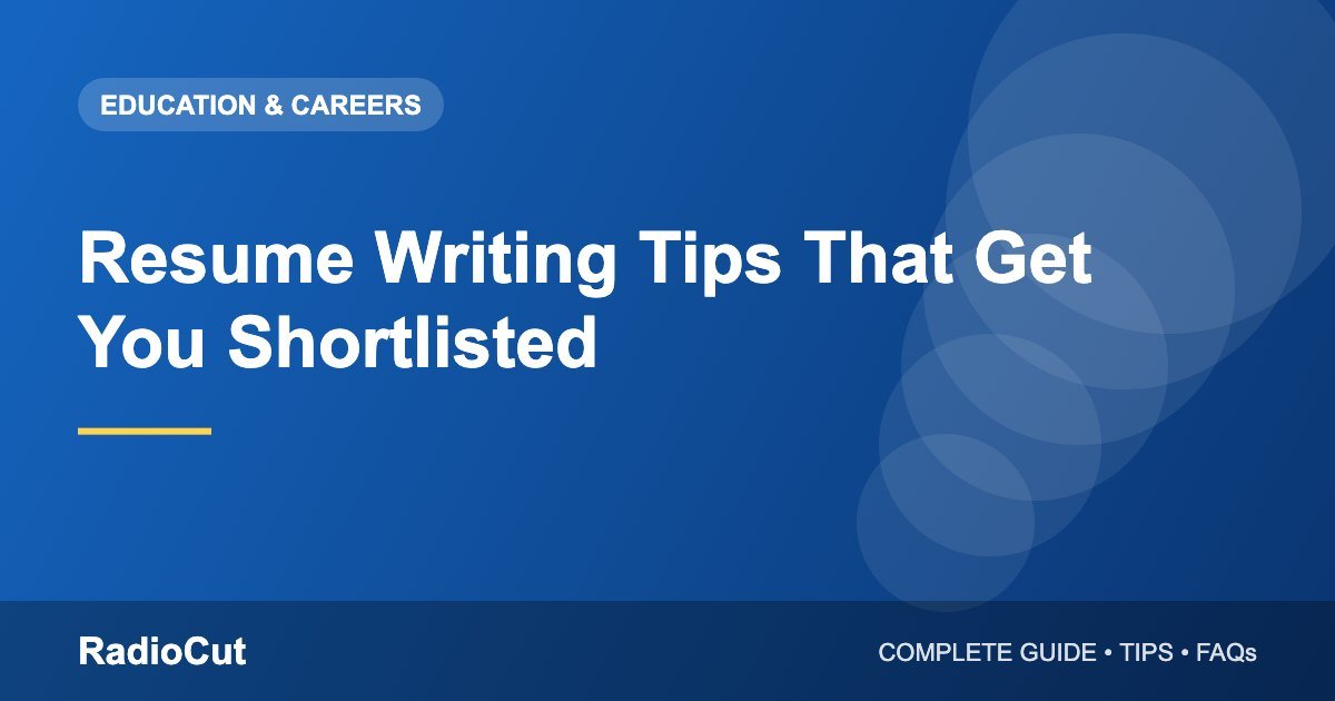 Resume Writing Tips: How to Create a Resume&hellip;