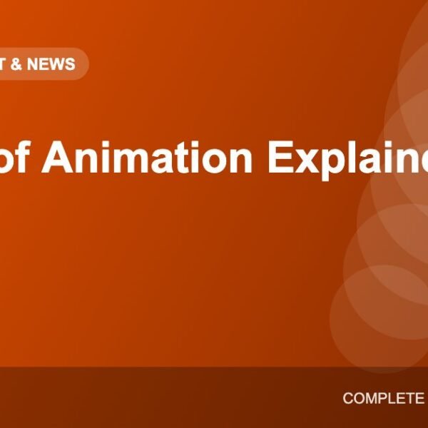 Types of Animation Explained: 2D, 3D, Stop Motion and More